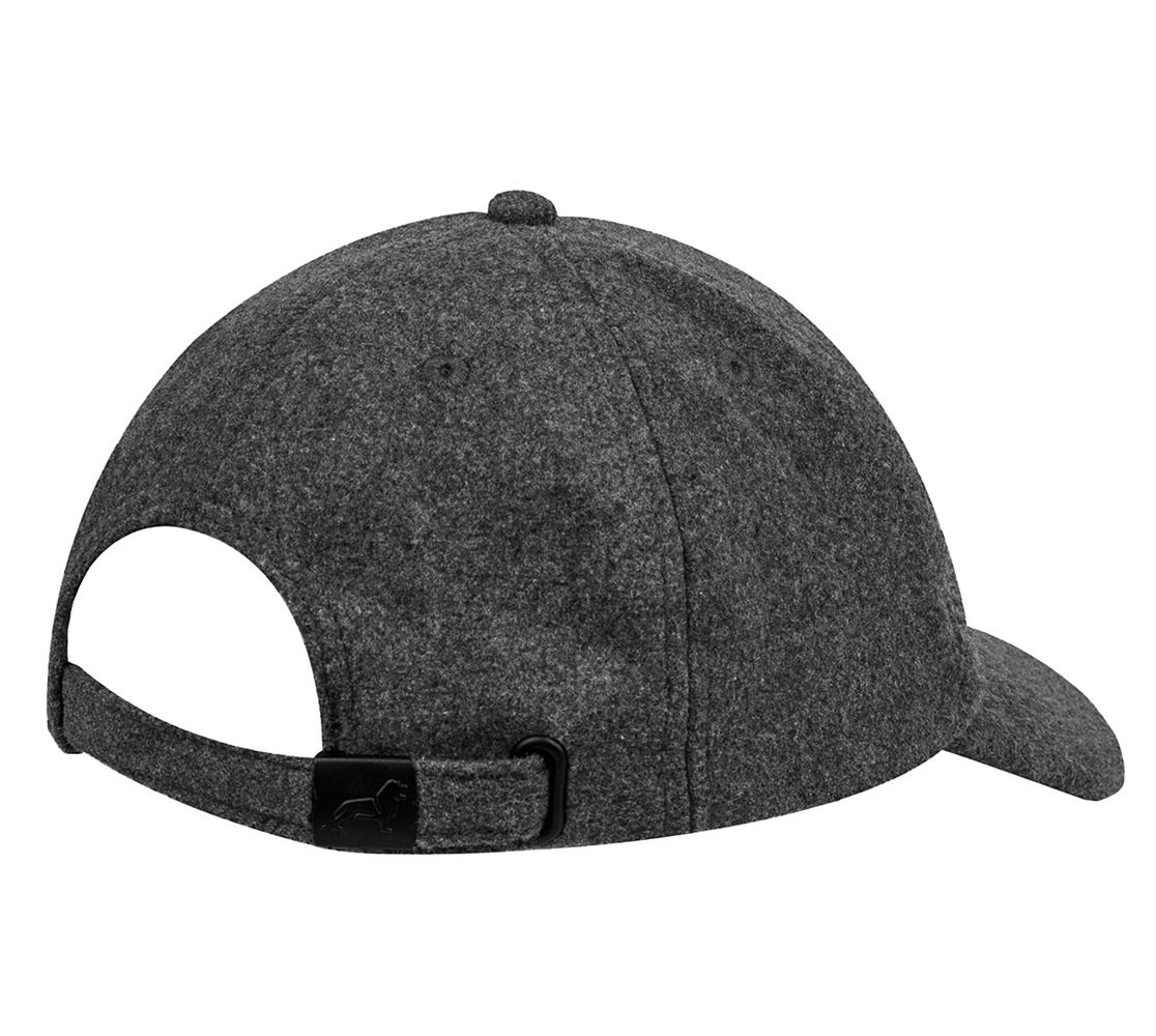 Flanell Cap dunkelgrau