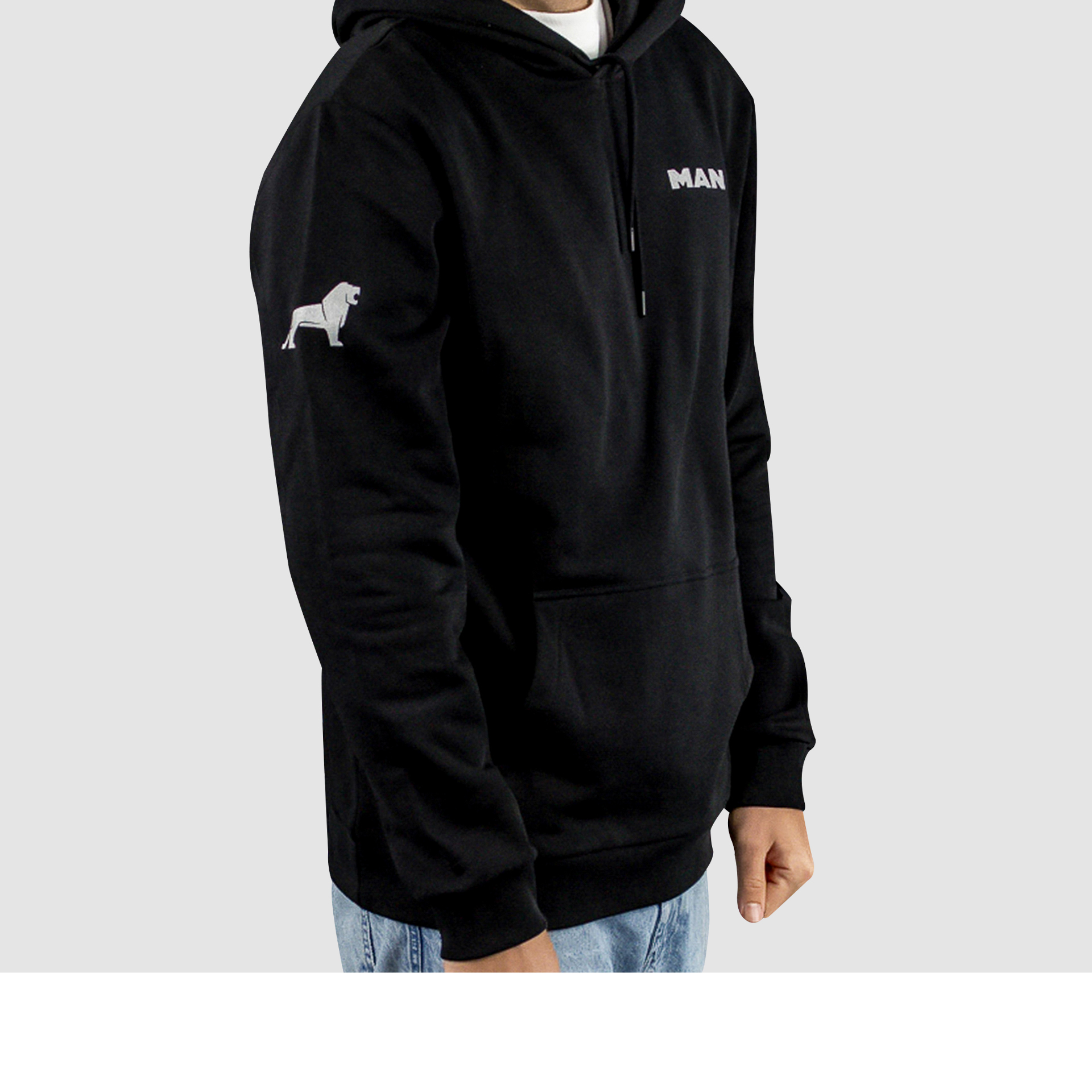 Sweat à capuche Unisexe noir