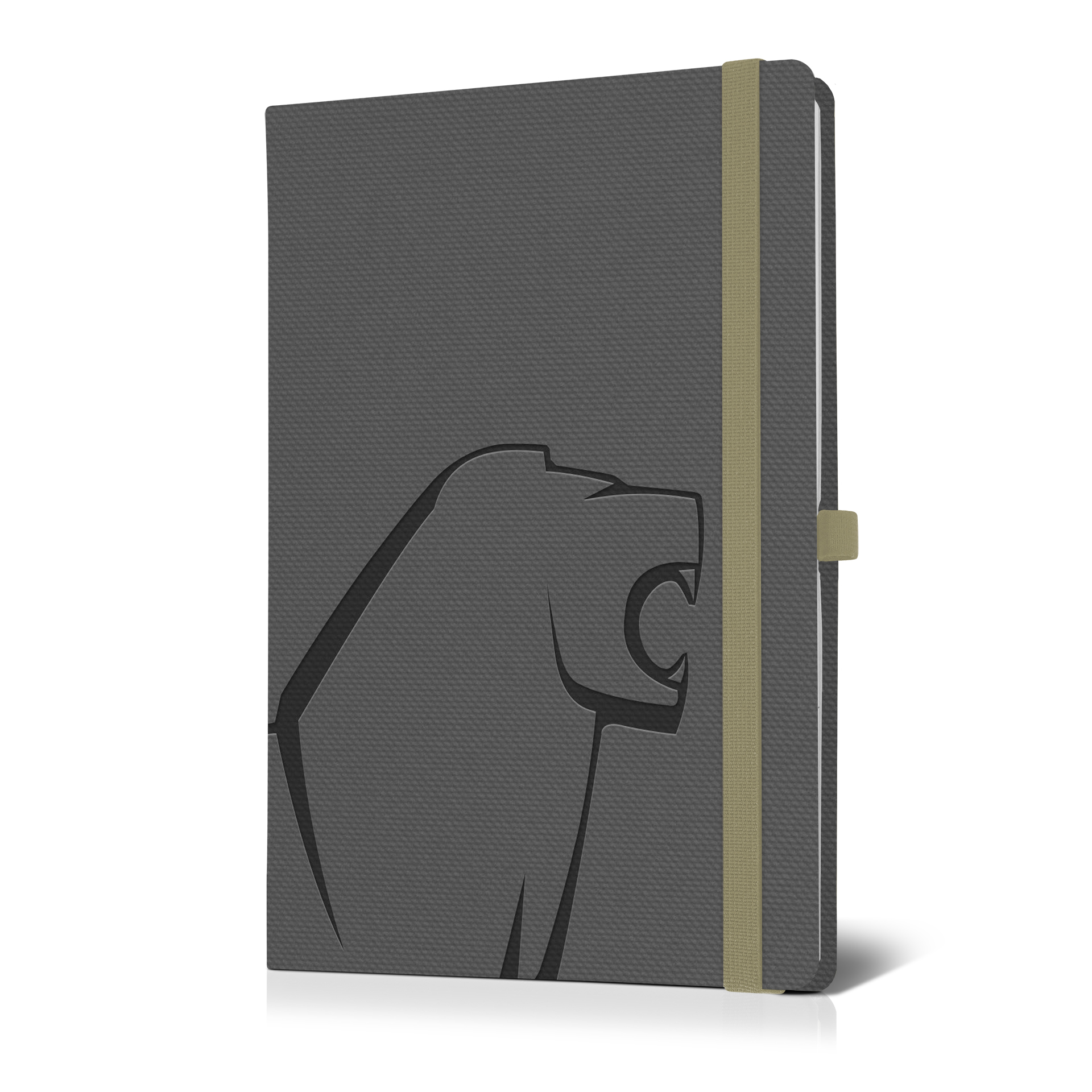 Carnet A5 anthracite/beige