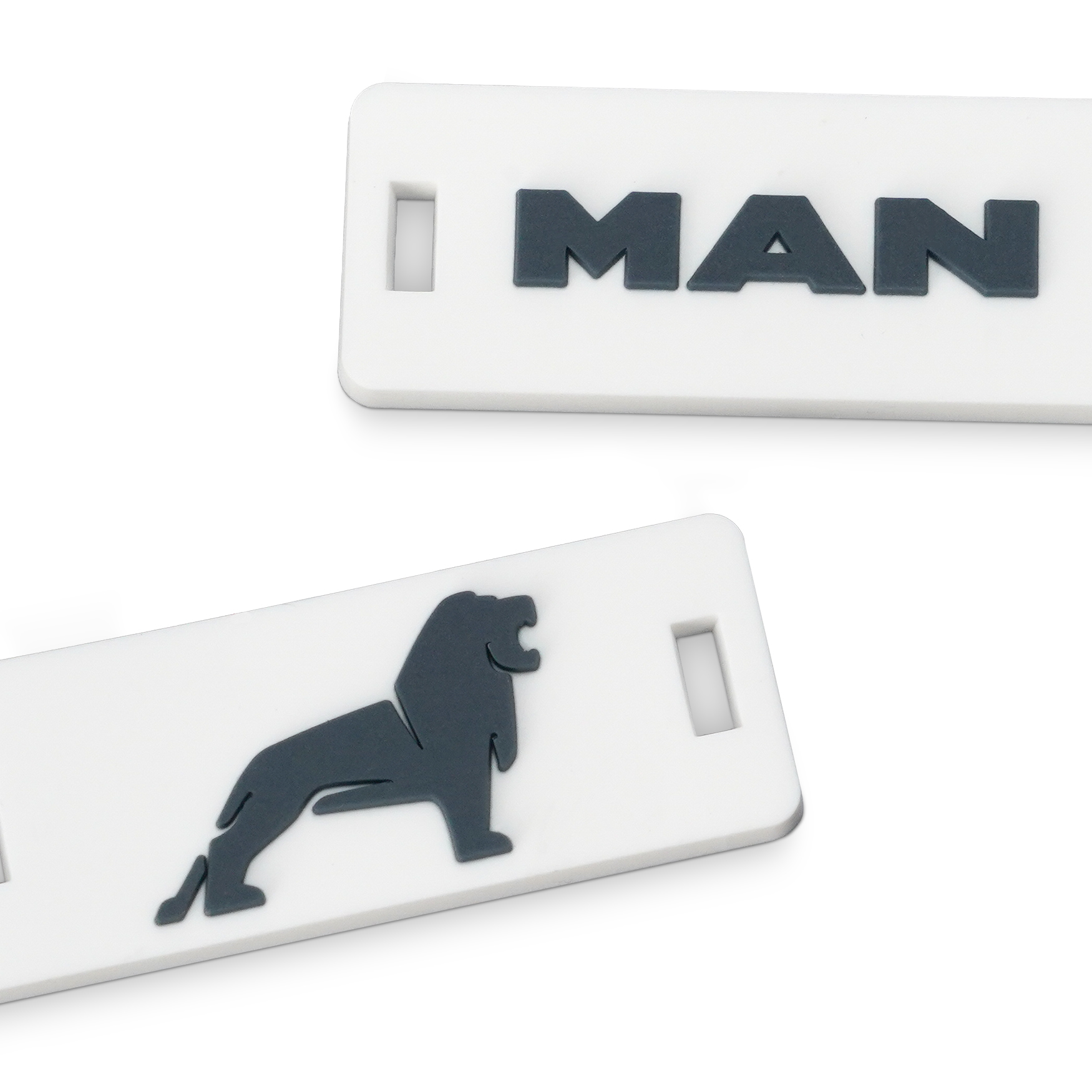 Shoelace Tag Set: MAN Logo & Lion