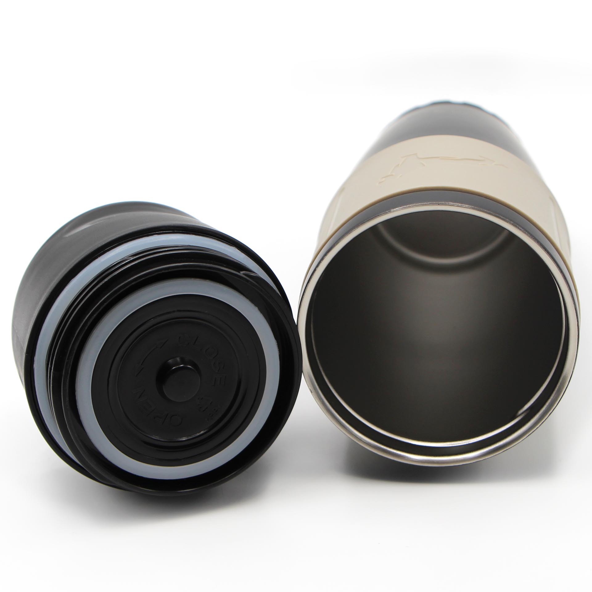Mug isotherme, noir sable