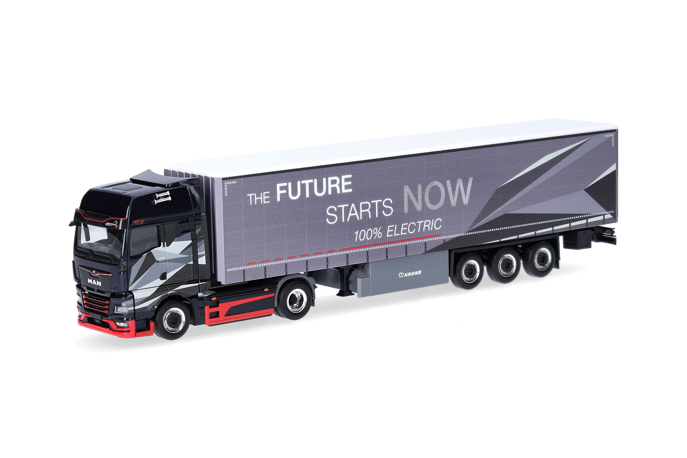 MAN eTGX GX curtainsider semitrailer tractor The future starts now'