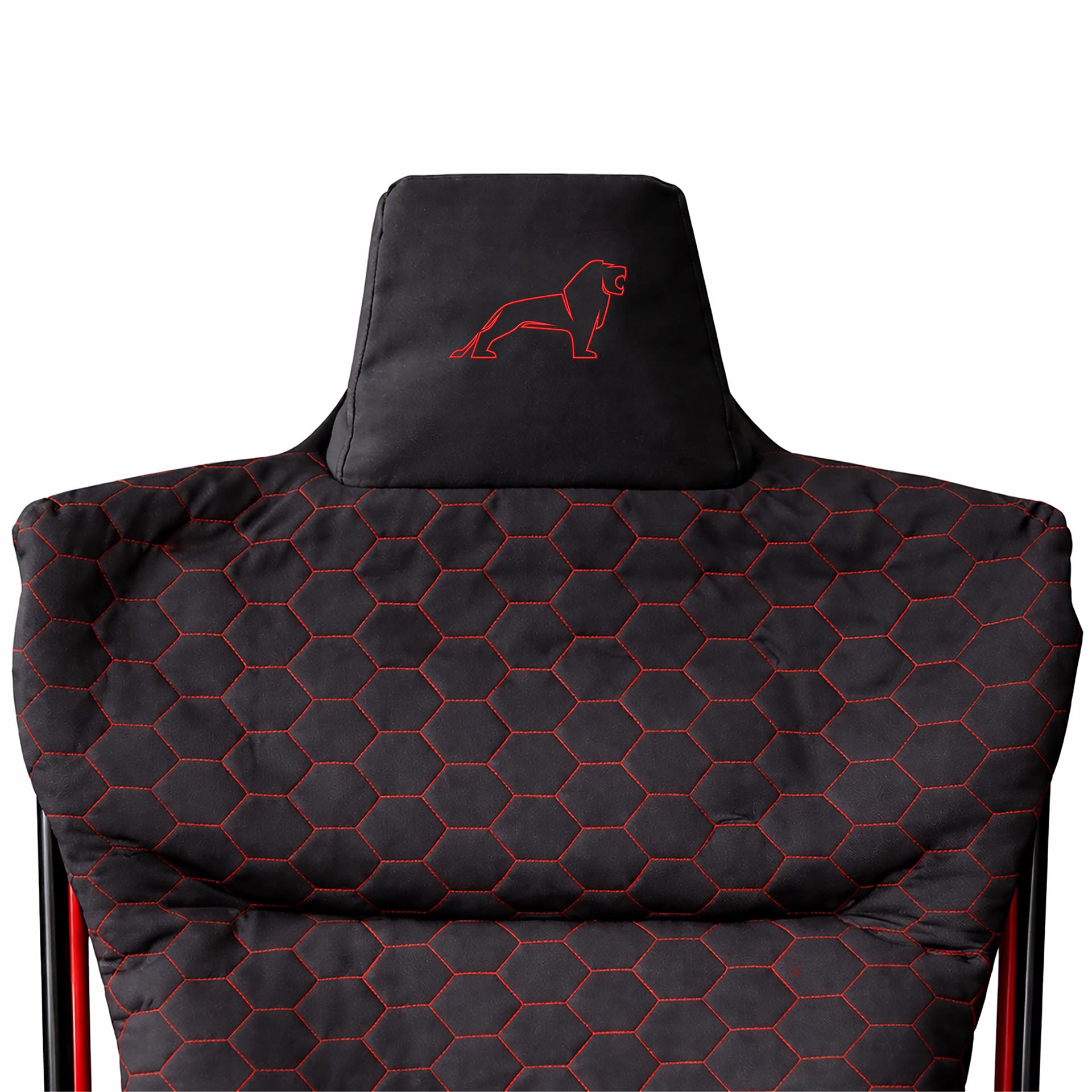 Komfort Campingstuhl mit Nackenkissen, Fußstütze und Getränkehalter, belastbar bis 150kg