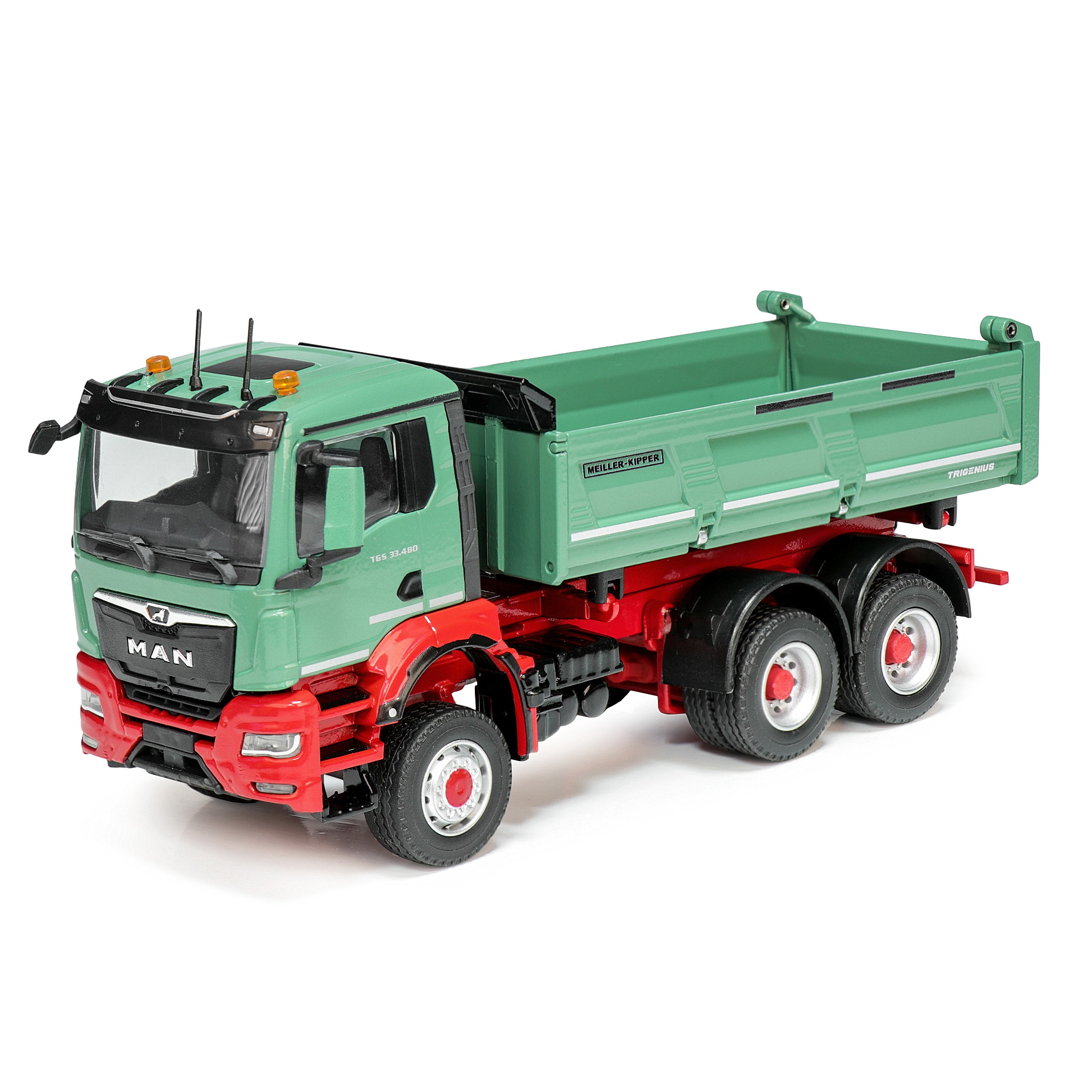 MAN TGS NN 33.480 Meiller Trigenius three-way tipper