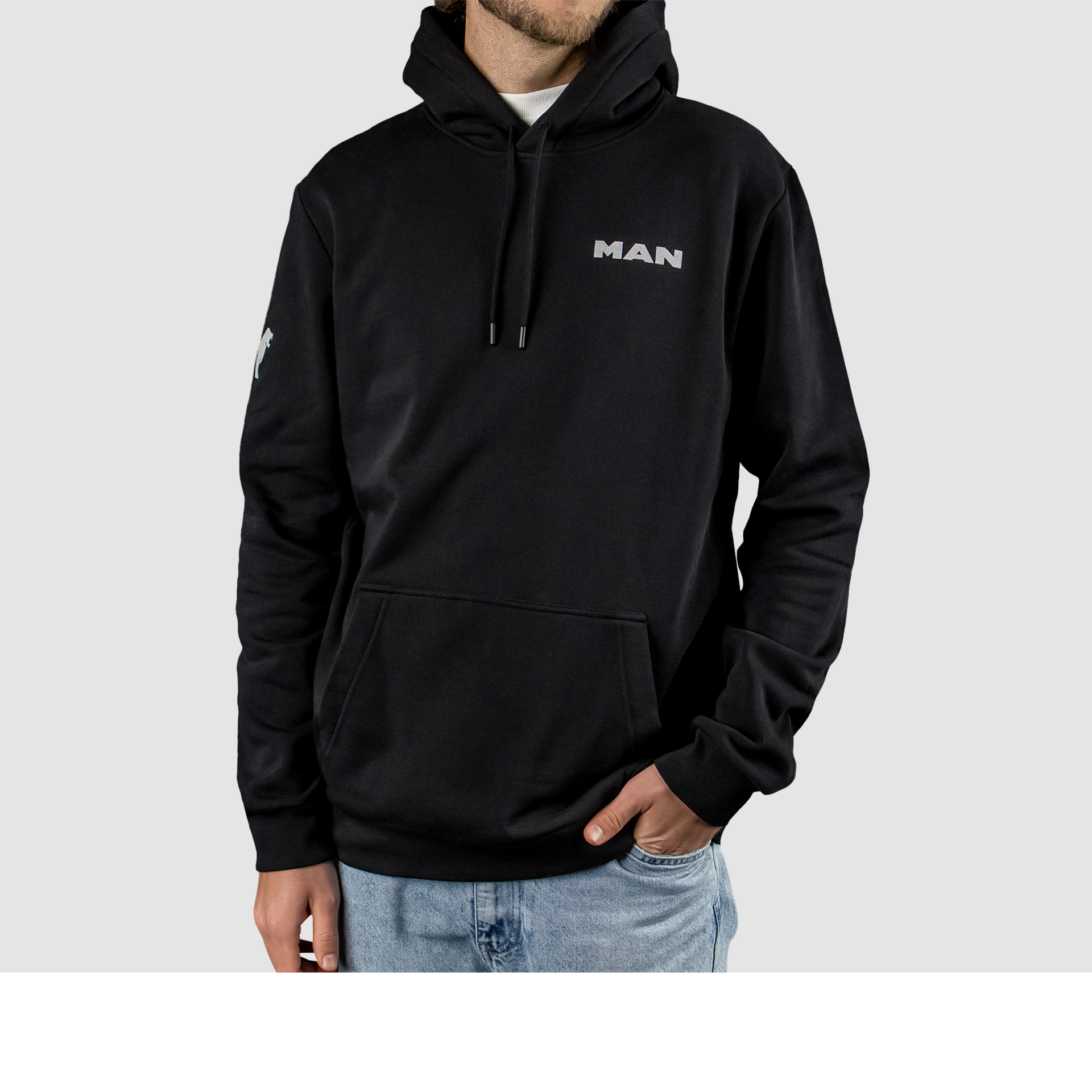 Sweat à capuche Unisexe noir