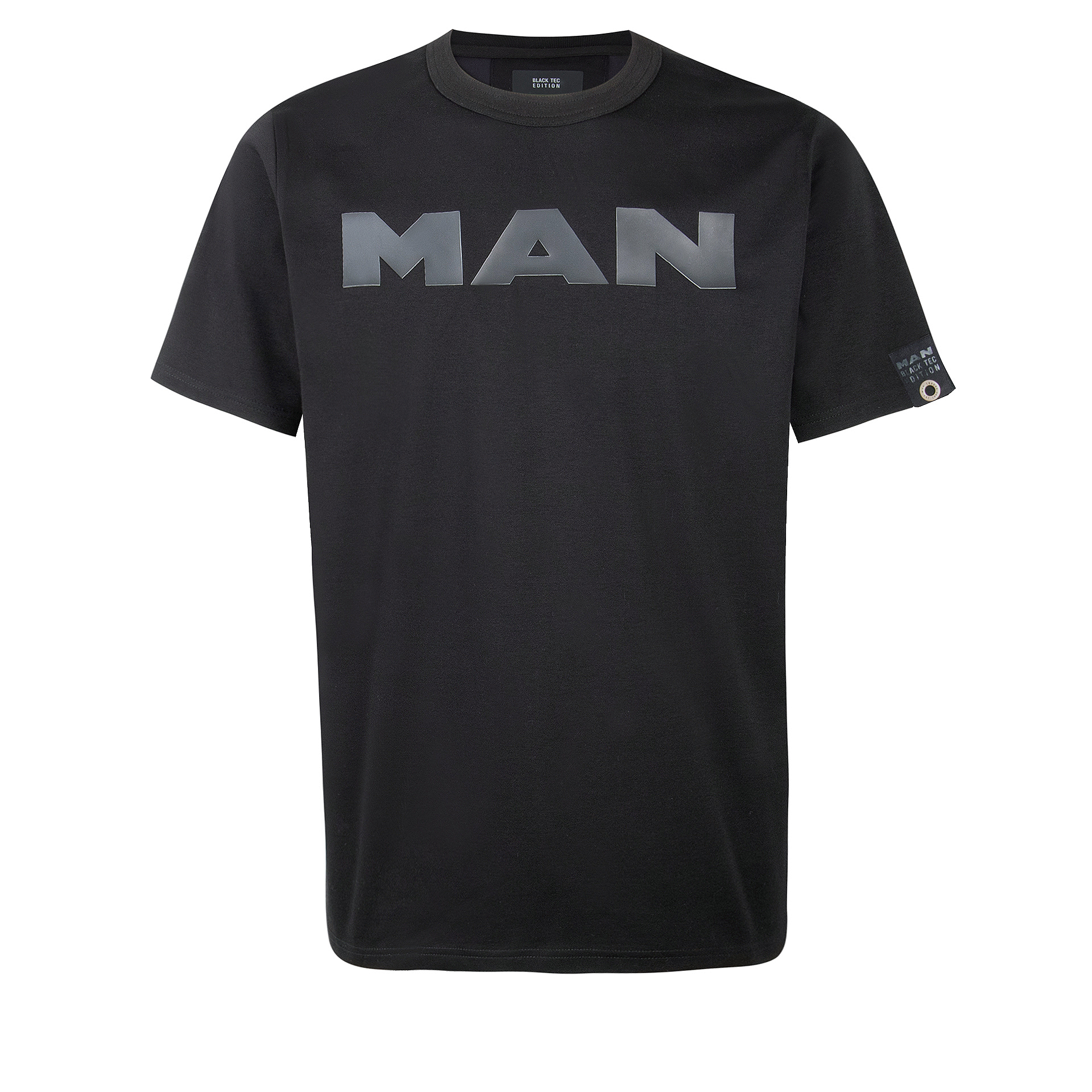 MAN Black Tec Herren T-Shirt Logo