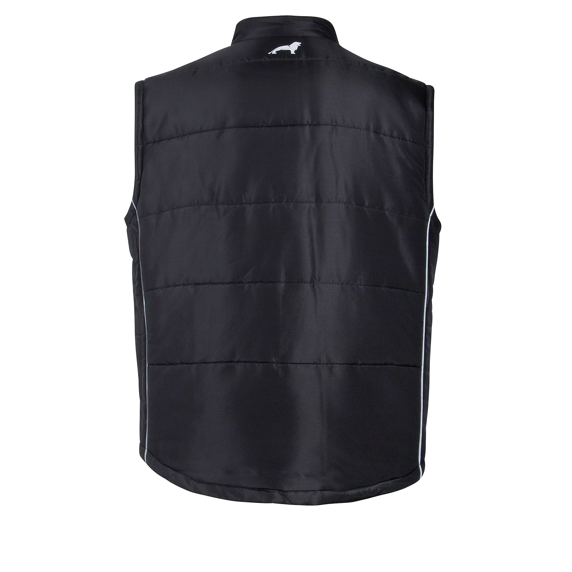 gilet réversible sécurité homme avec col montant