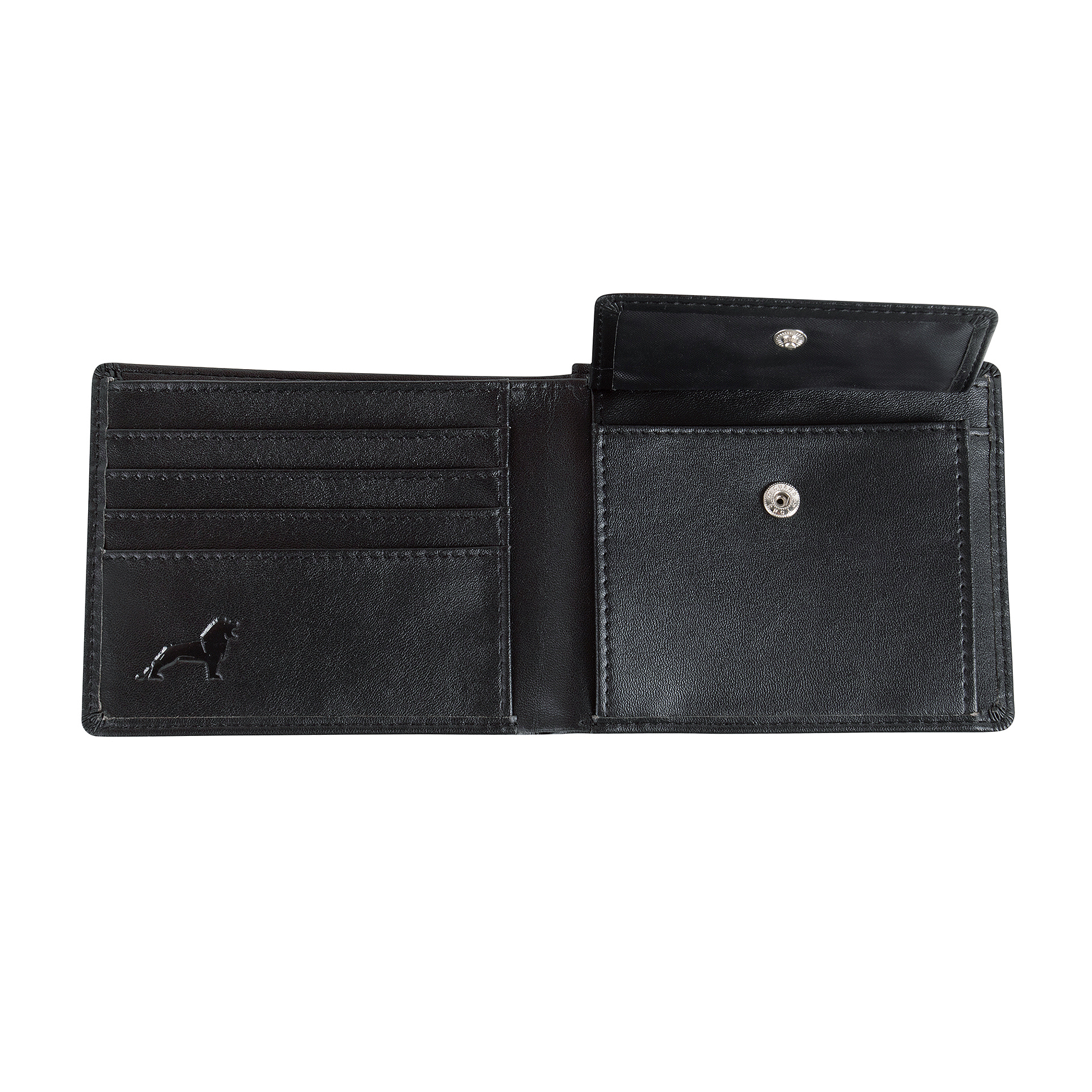 Leather wallet with RFID protection