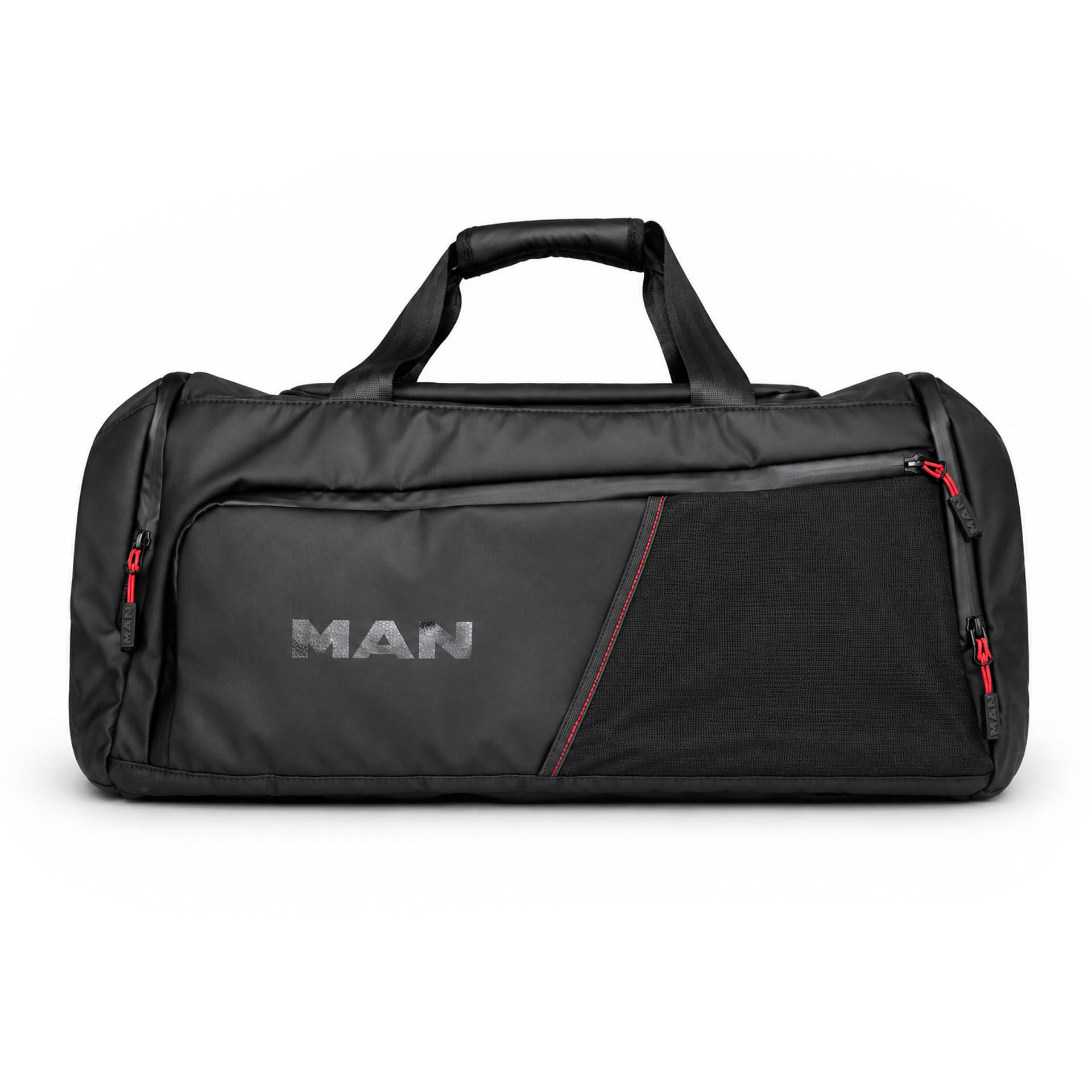 Sac de sport convertible en sac à dos, noir