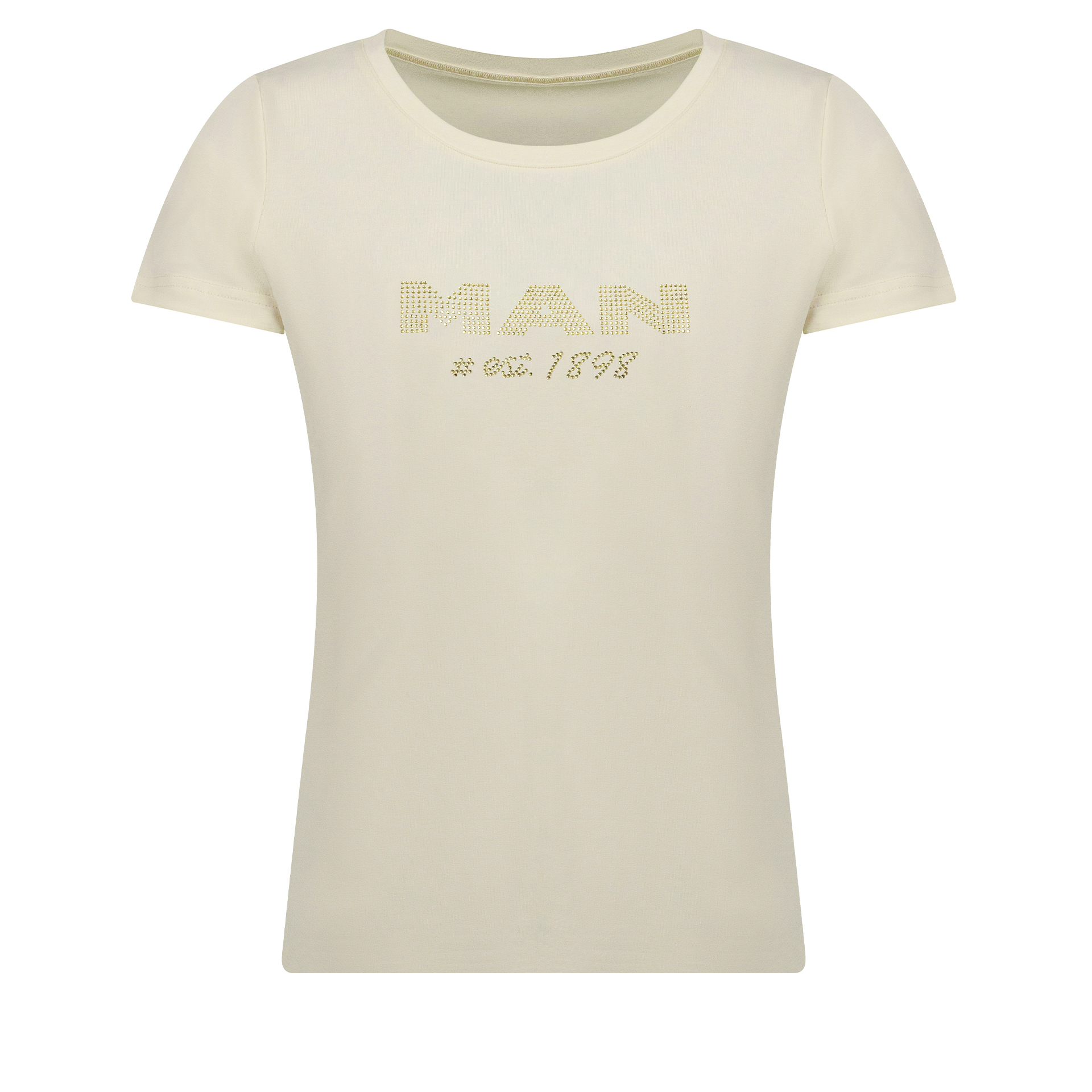 MAN Ladies Collection women's t-shirt cream-white