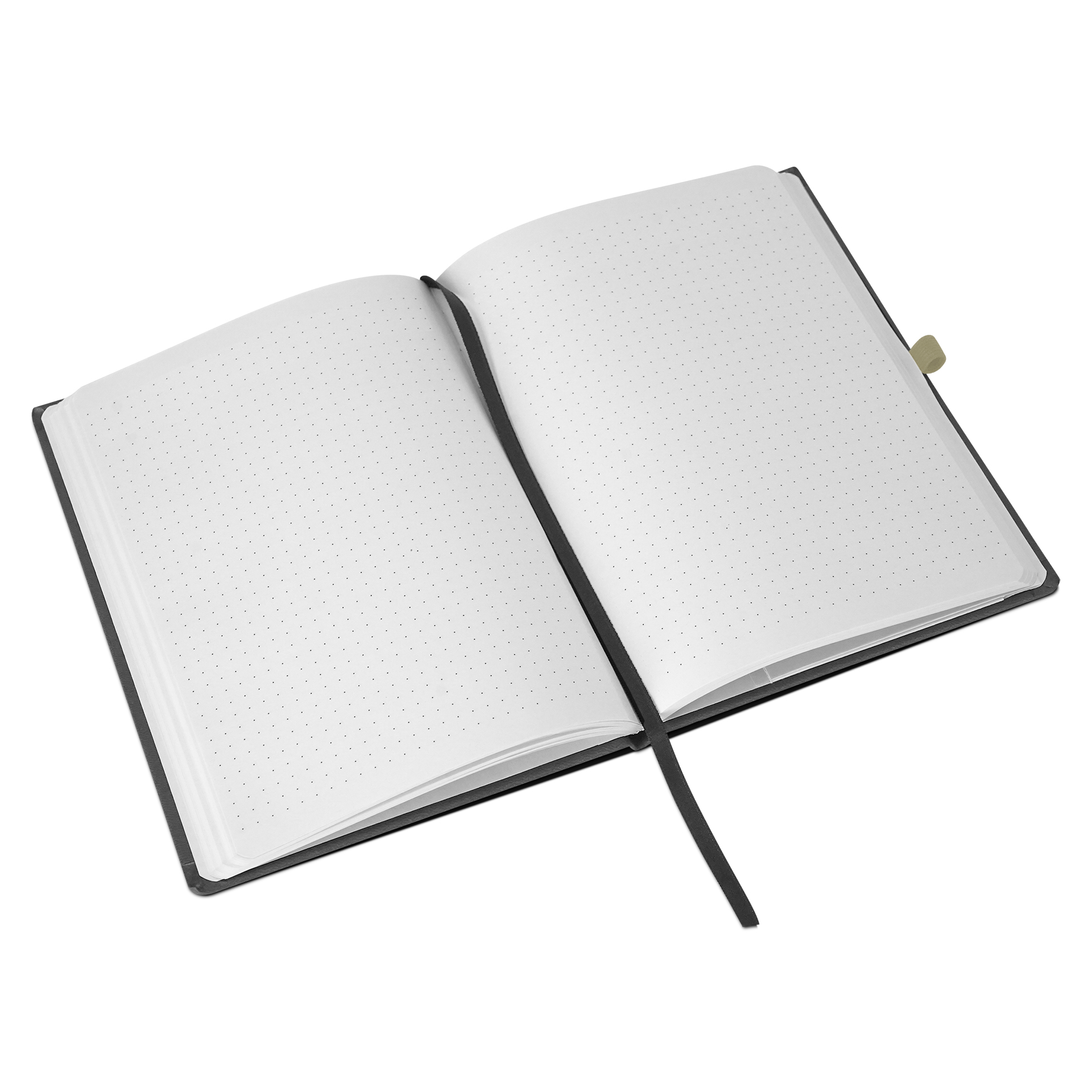 Carnet A5 anthracite/beige
