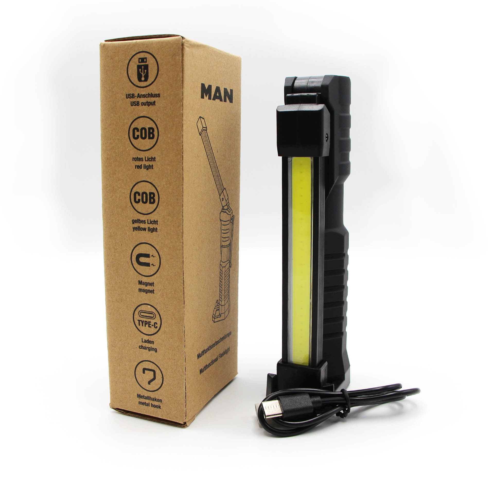 Lampe torche magnétique multifonction