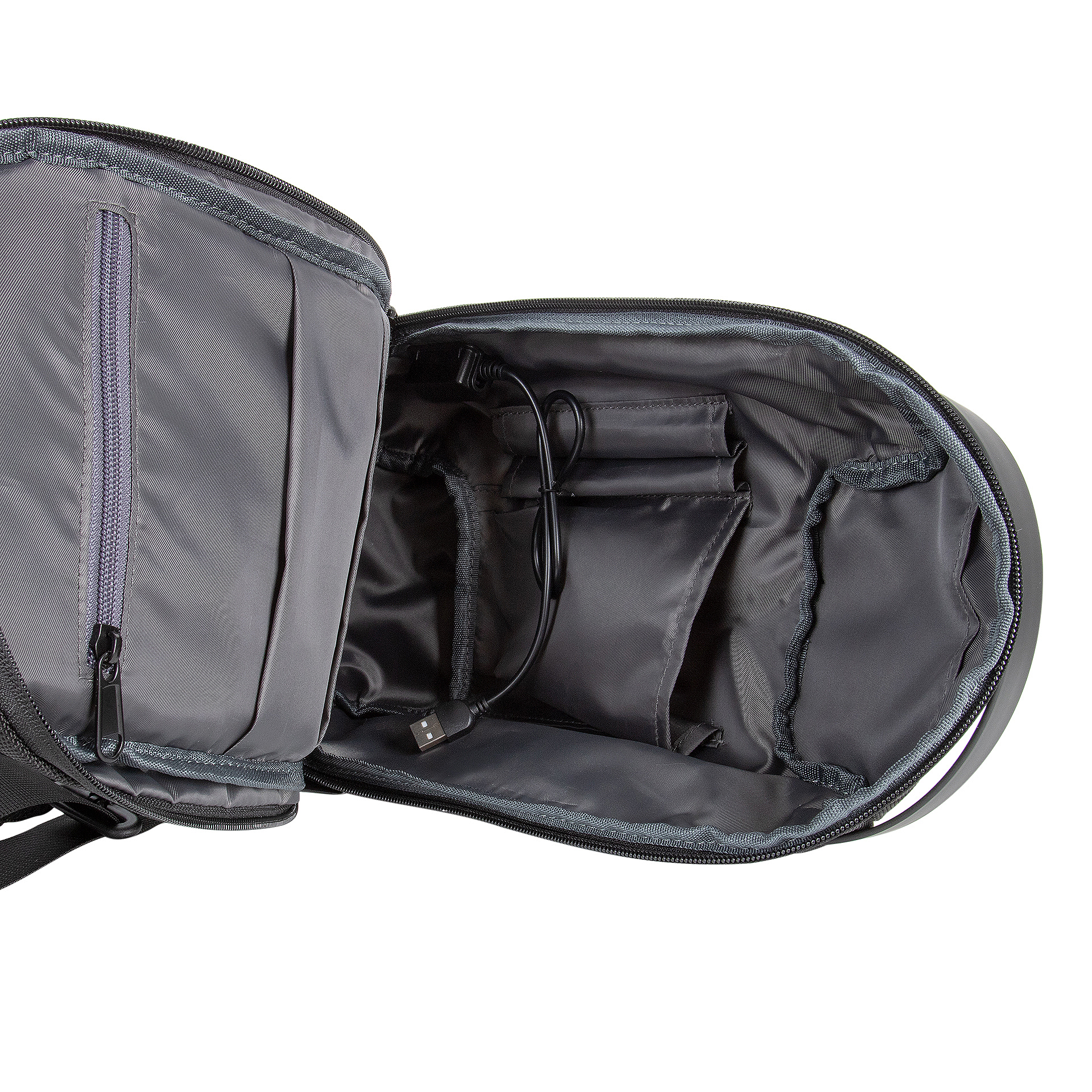 Shoulder bag crossbody with safety lock black