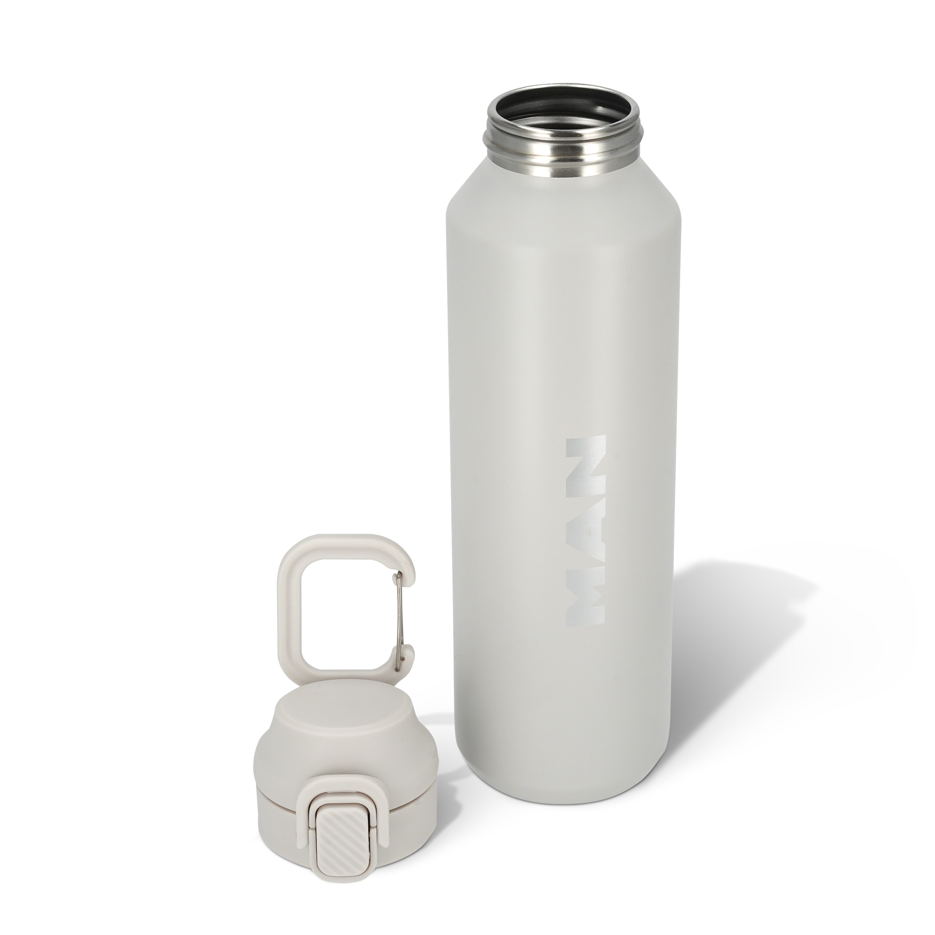 Drinking bottle stainless steel 600ml