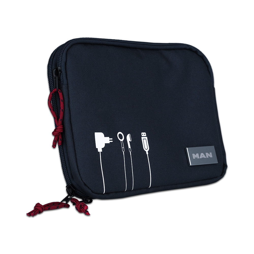 cable bag, dark blue
