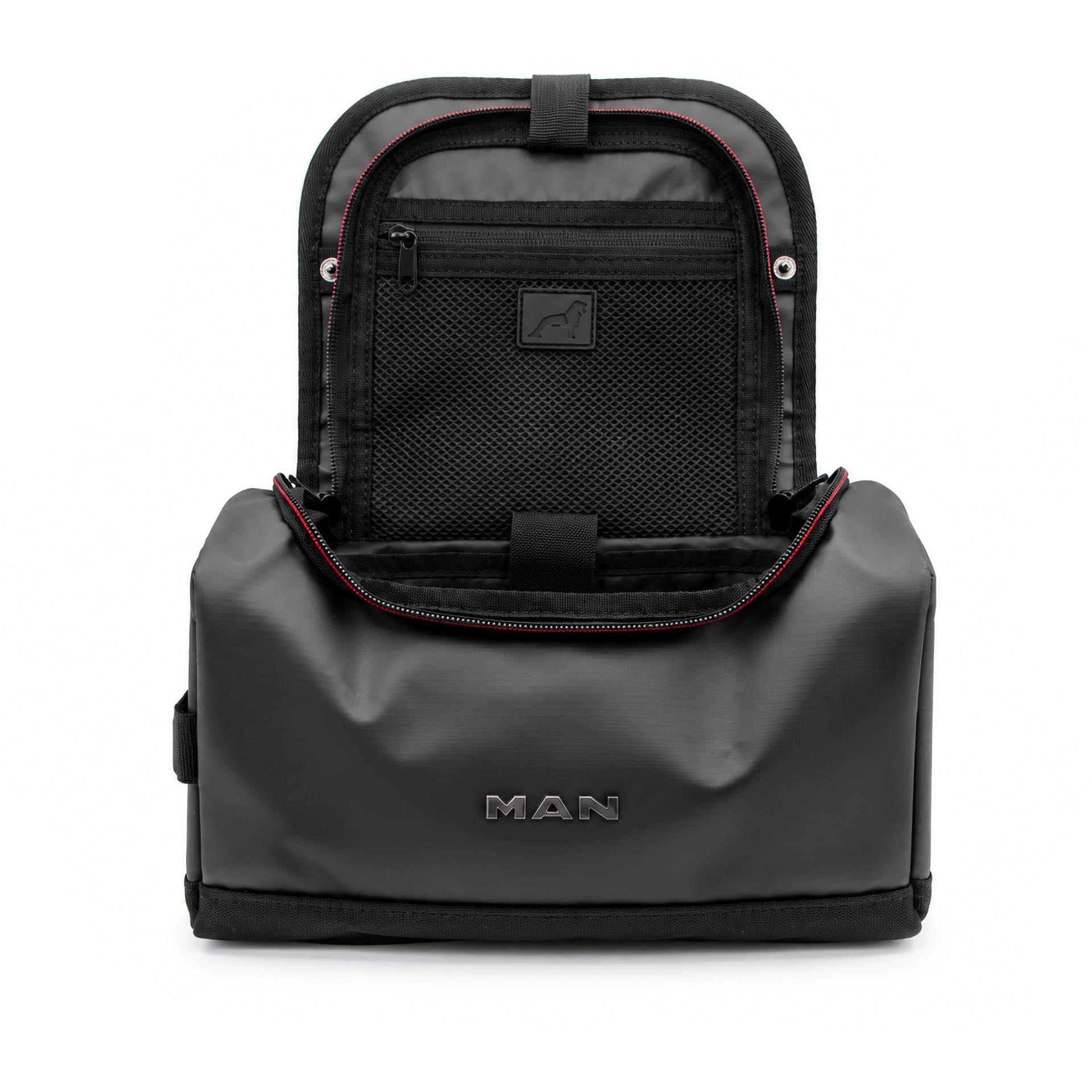 Hanging toiletry bag