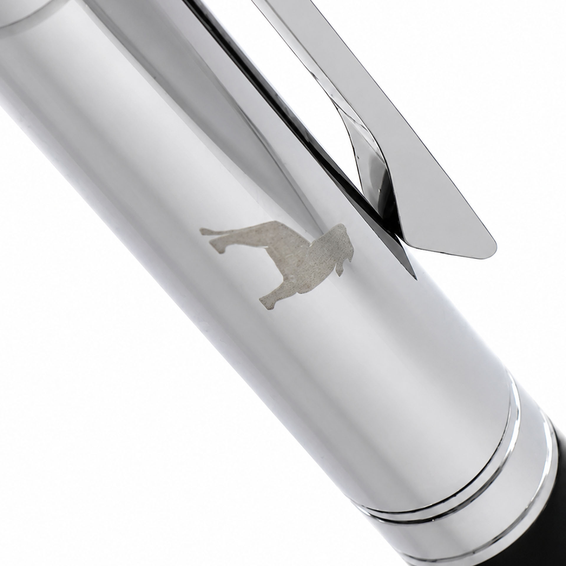 Stylo à bille aspect carbone
