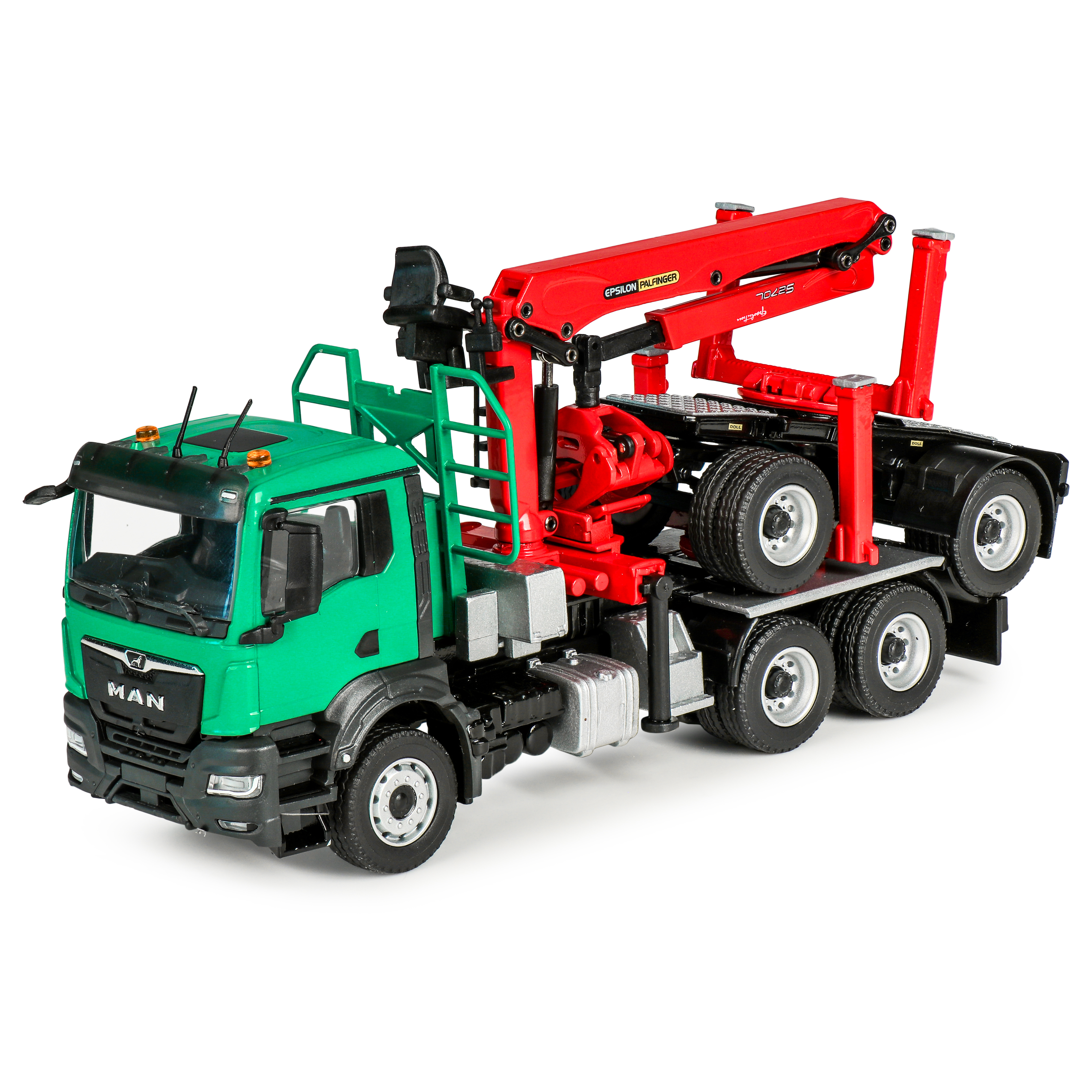 MAN TGS NN DOLL Long Timber Loader w. Crane+T.